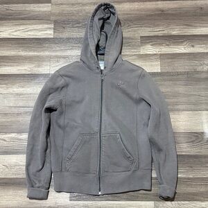 Y2k Nike Chocolate Brown Zip Up Hoodie